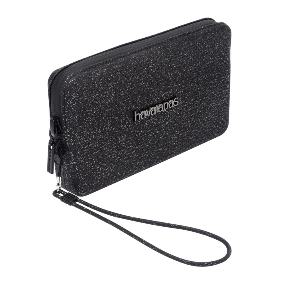 *NWT*  Havaianas Sparkling Black Wristlet